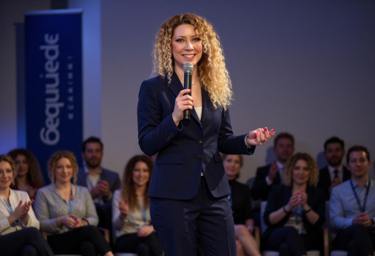 Elizabeth Sramek at last years WordPress conference