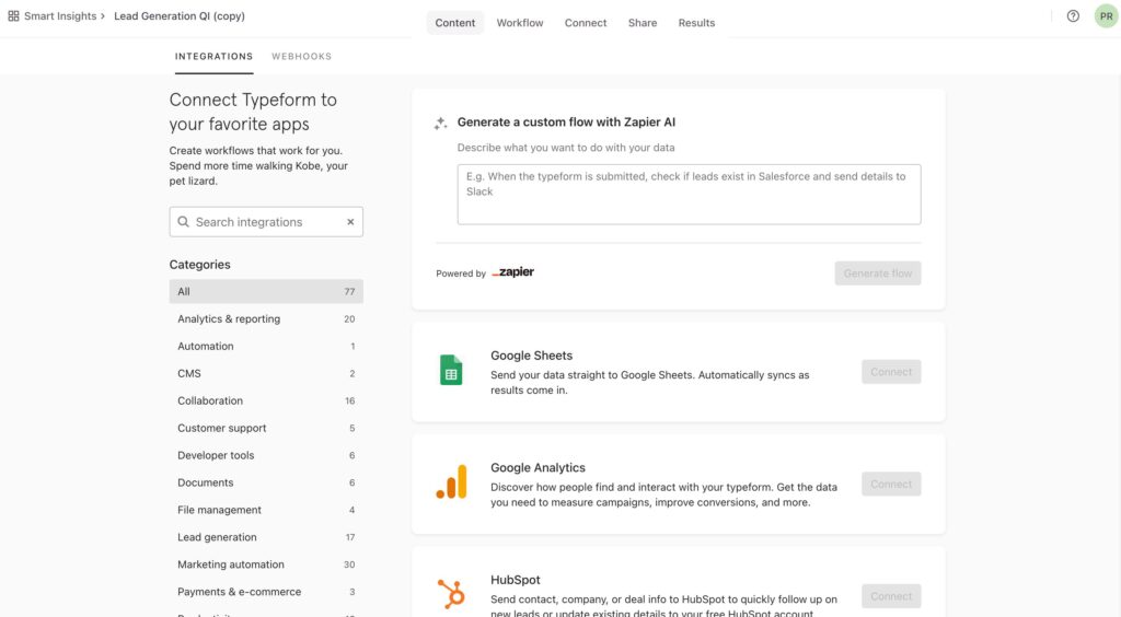 Multi-Step Form Automation: Connecting Typeform to HubSpot with Conditional Logic