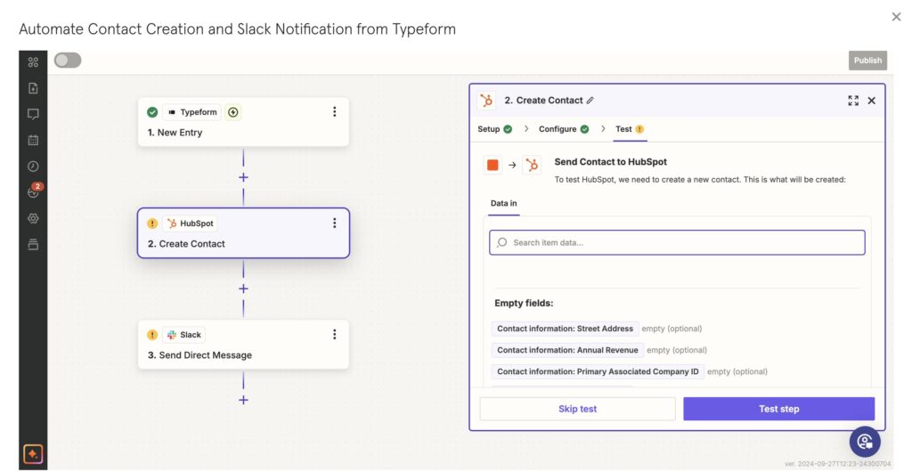 Multi-Step Form Automation: Connecting Typeform to HubSpot with Conditional Logic