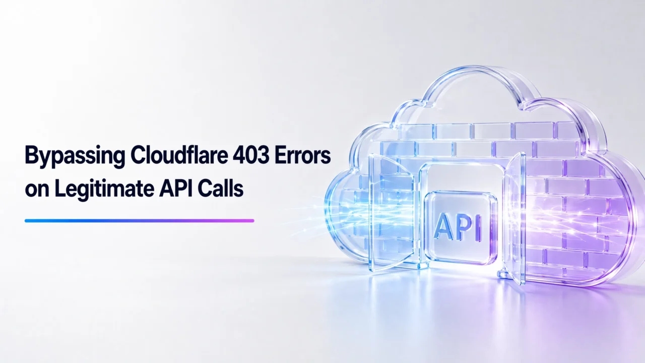 Bypassing Cloudflare 403 Errors on Legitimate API Calls – Full Guide