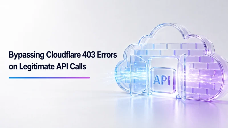 Bypassing Cloudflare 403 Errors on Legitimate API Calls – Full Guide