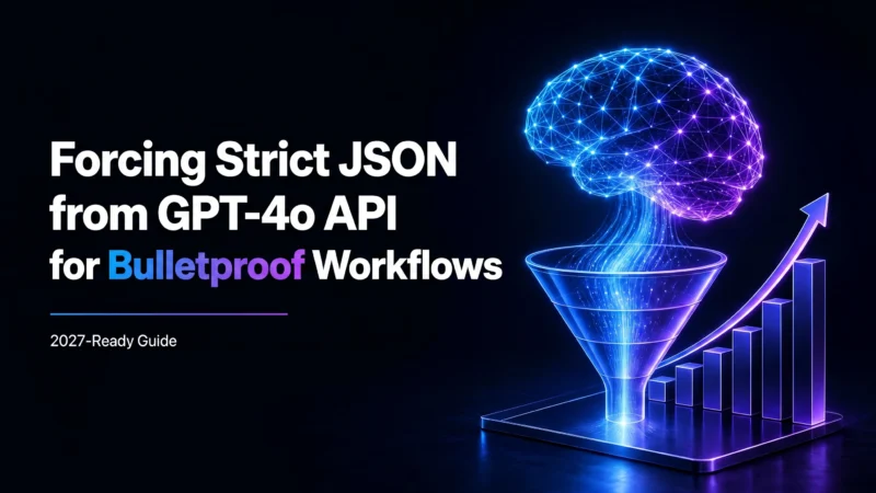 Forcing Strict JSON from GPT-4o API for Bulletproof Workflows – Full Guide