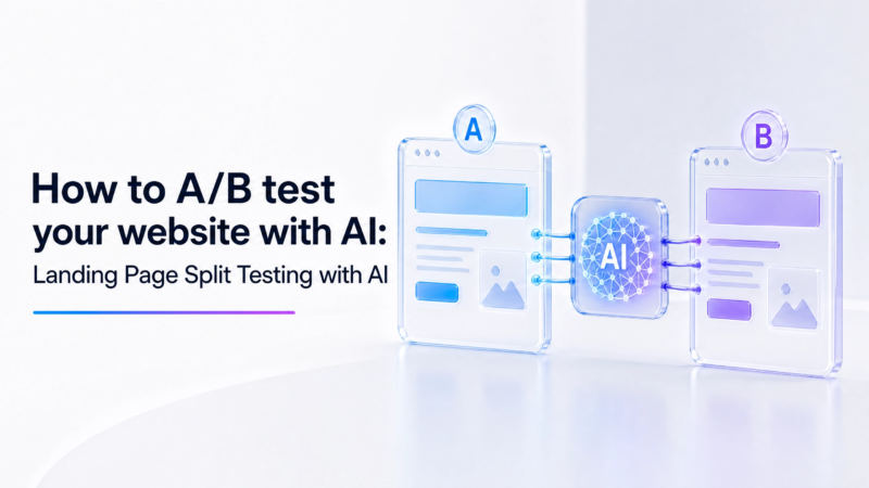 How to A/B Test Your Website with AI: What Actually Changes (and What Doesn’t)