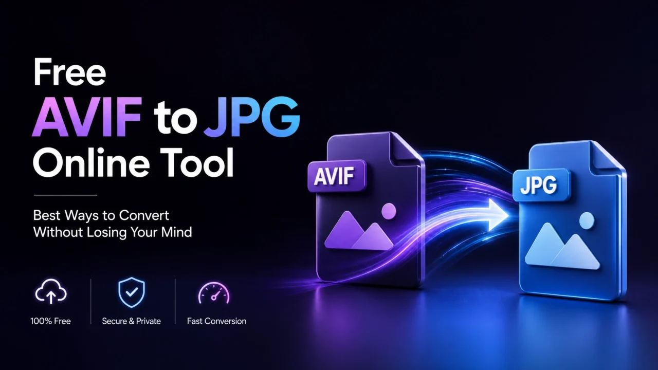Free AVIF to JPG Online Tool: Best Ways to Convert AVIF Images Without Losing Your Mind