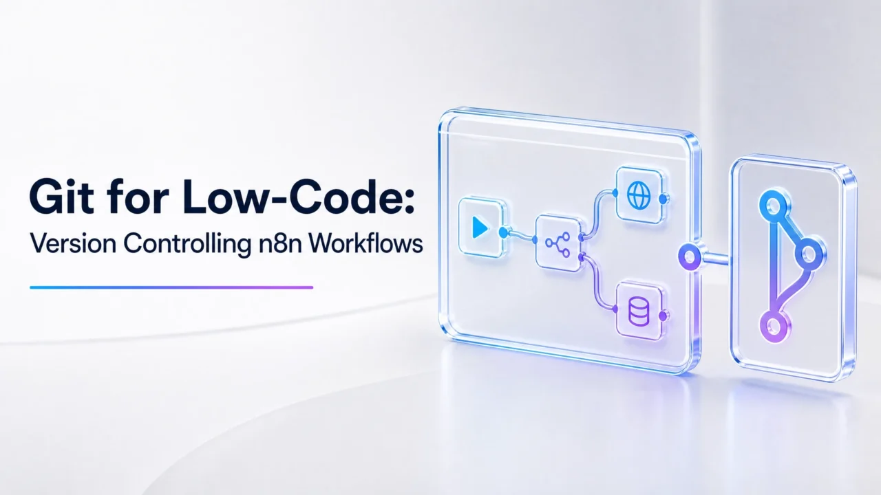Git for Low-Code: How I Finally Got My n8n Workflows Under Version Control