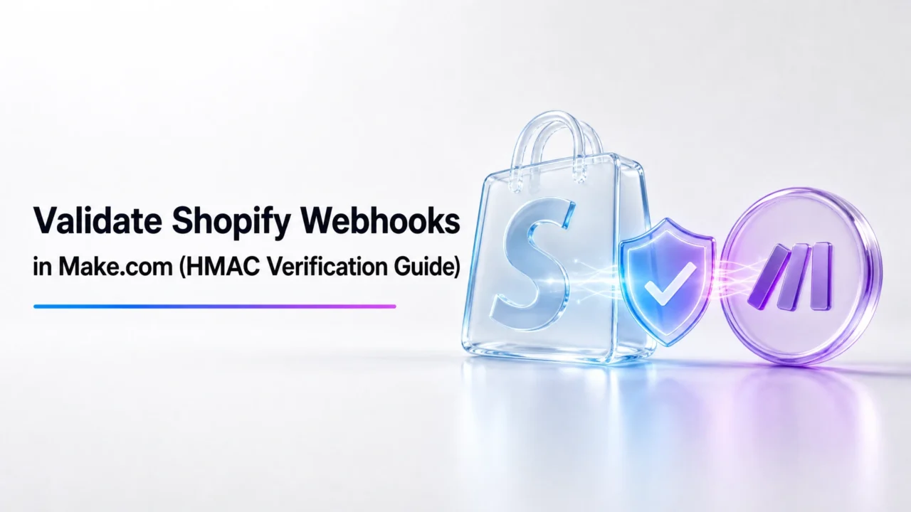How to Validate Shopify Webhooks in Make.com? Full HMAC Verification Guide