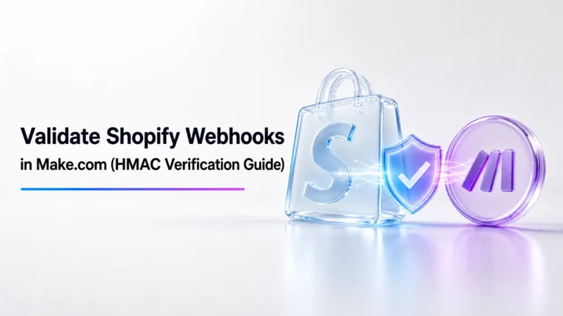How to Validate Shopify Webhooks in Make.com? Full HMAC Verification Guide