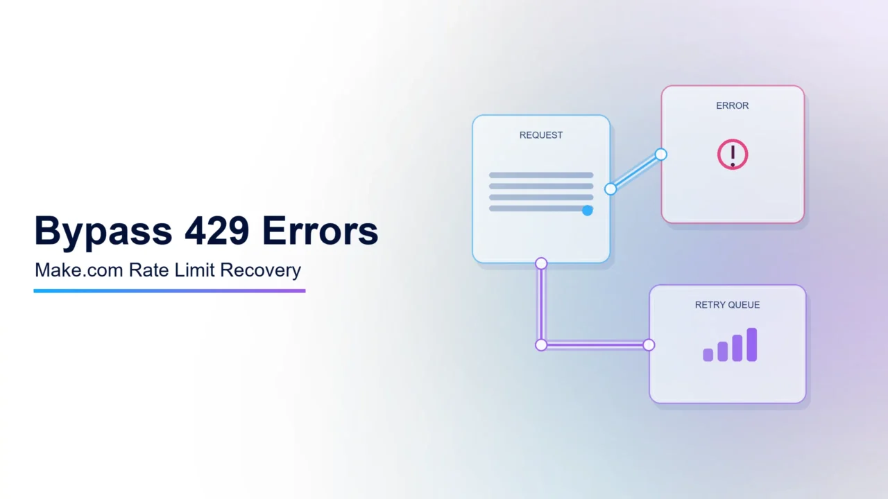 How to Bypass 429 Too Many Requests Errors in Make.com