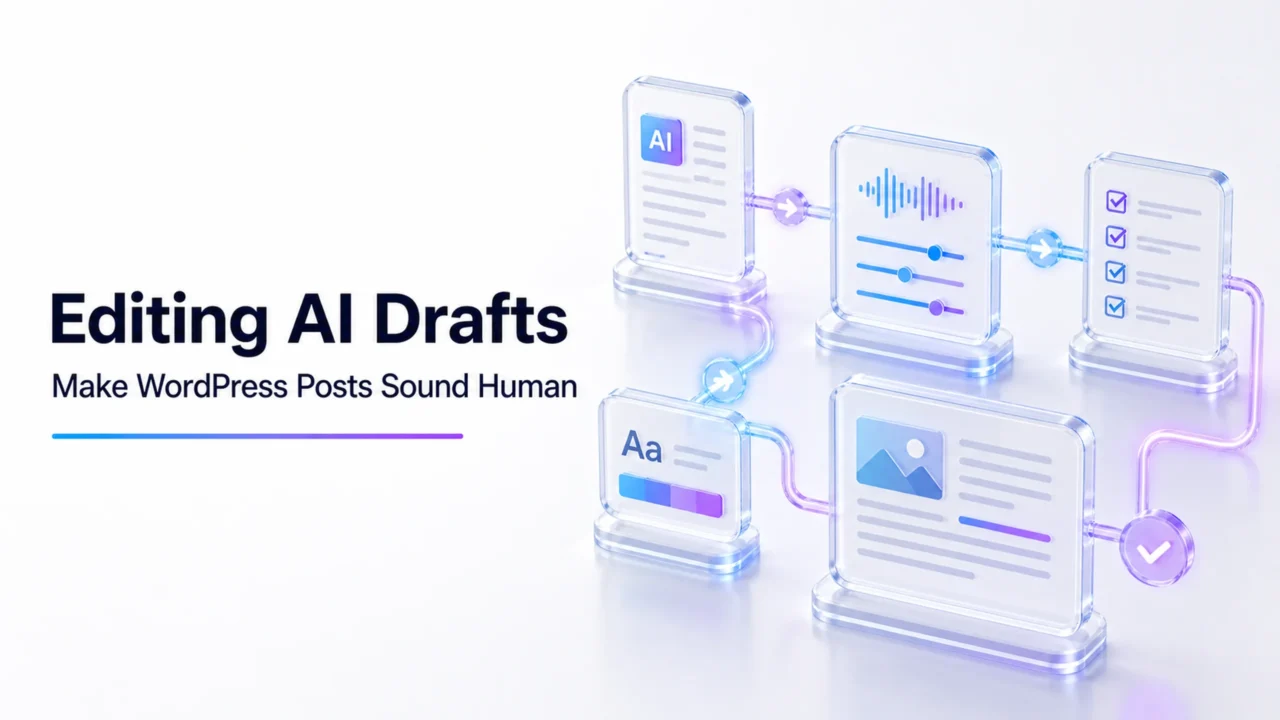 My Workflow for Editing AI Drafts So They Sound Like Me