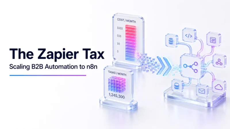 The Zapier Tax: Scaling Your B2B Automation and Migrating to n8n