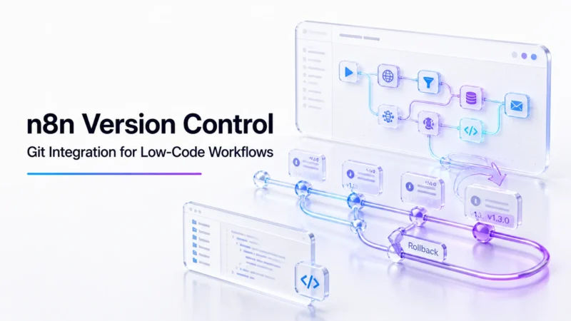 Low-Code n8n Workflows Version Control: Git Integration Frameworks