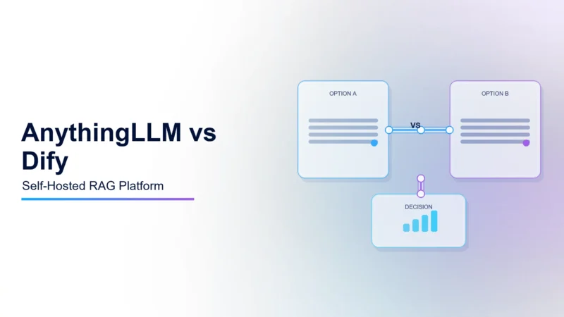 AnythingLLM vs. Dify: Choosing the Best Self-Hosted RAG Platform
