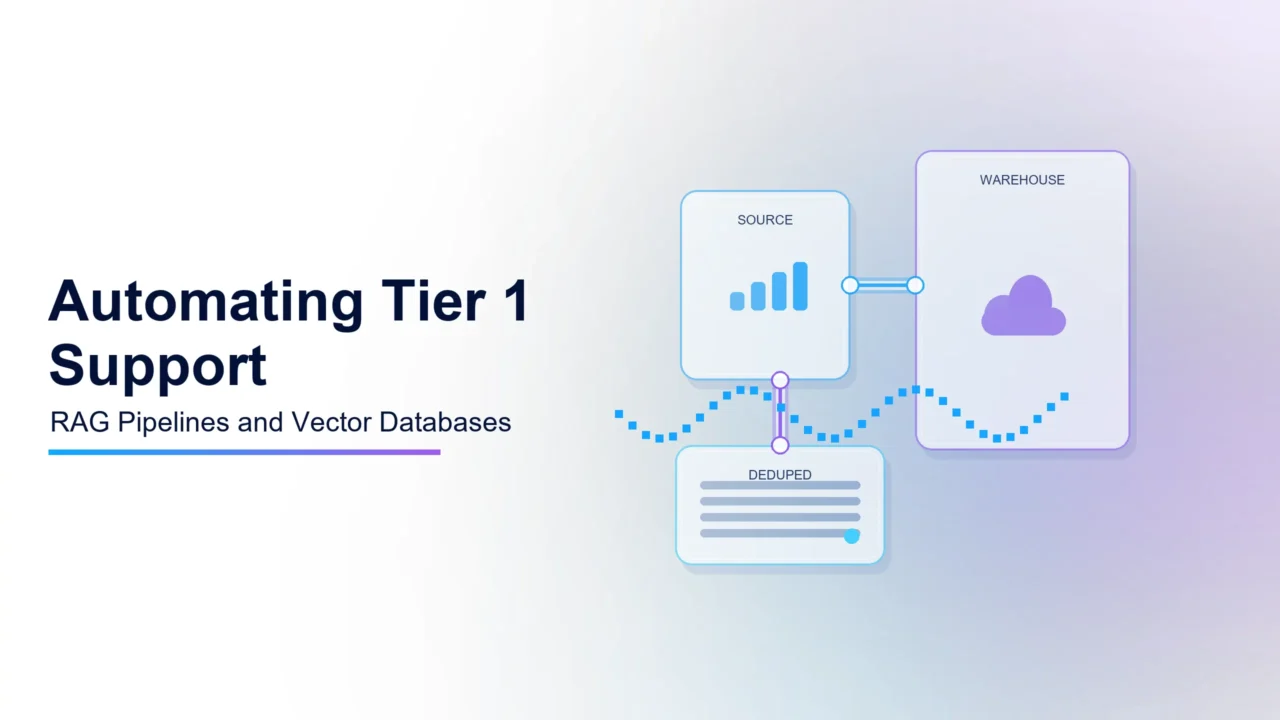 Automating Tier 1 Support: Building RAG Pipelines with Vector Databases