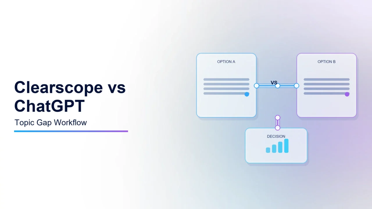 Clearscope vs ChatGPT Topic Gaps: When Expensive SEO Tools Feel Like Overkill